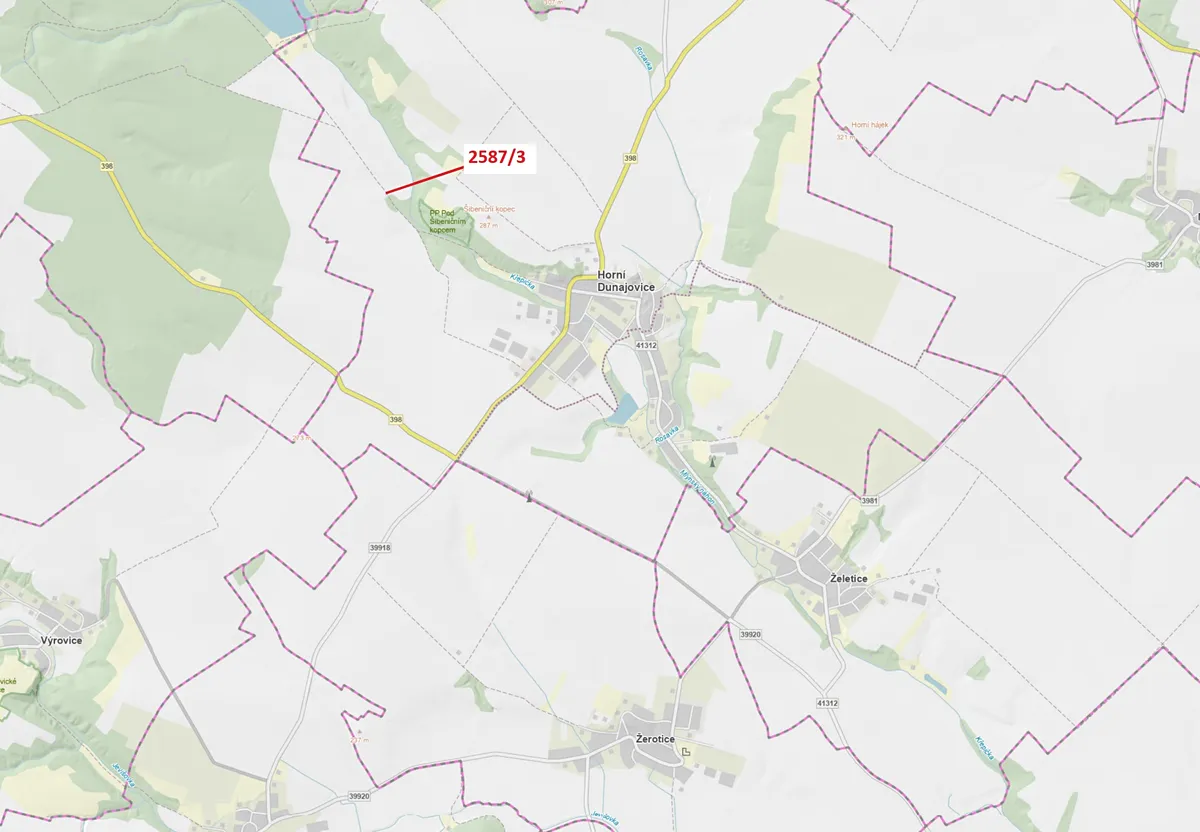 Dražba lesa 77 m²